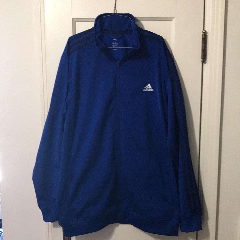 Adidas Men’s Essentials 3-stripe Track Jacket-Blue